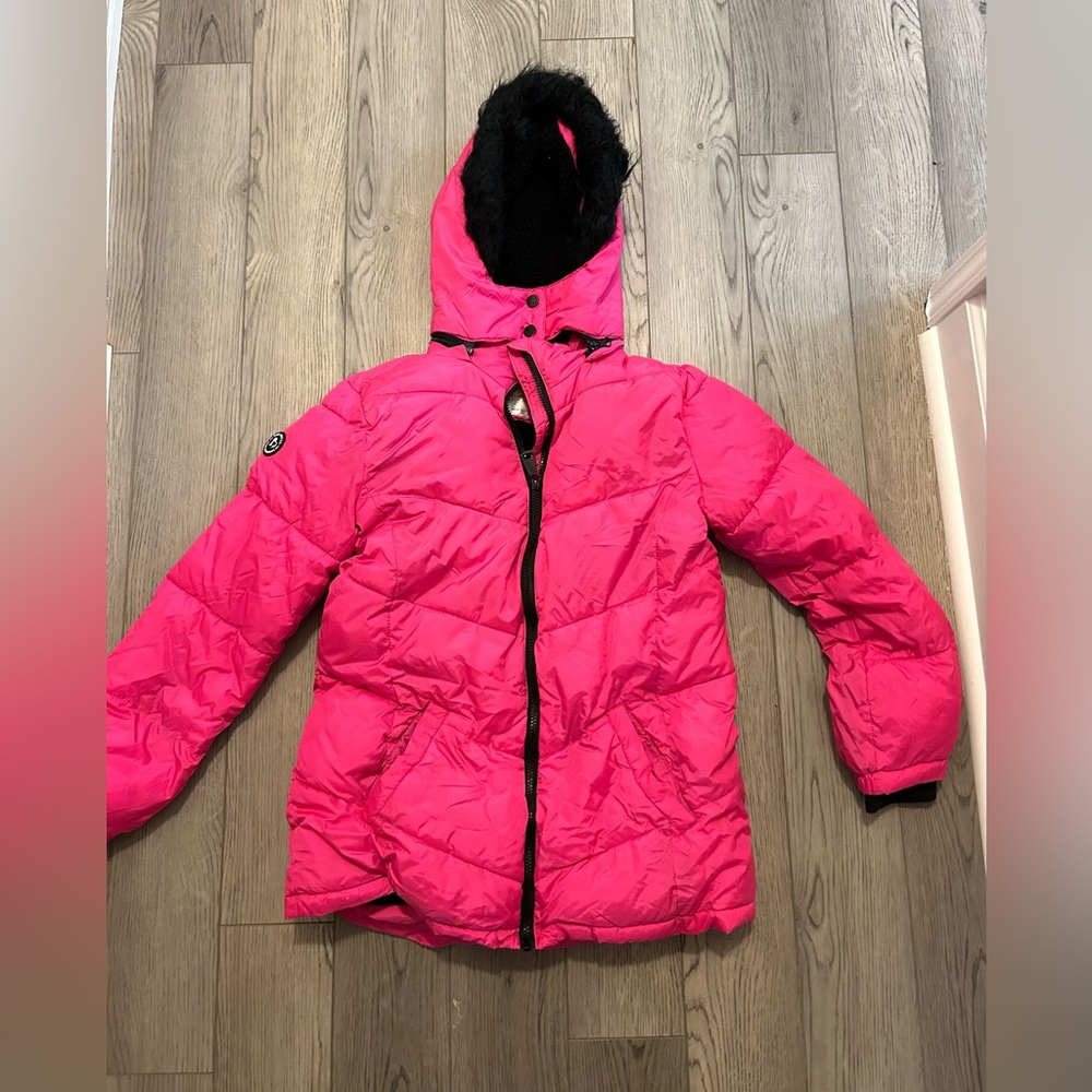 Girls XL pink Justice coat